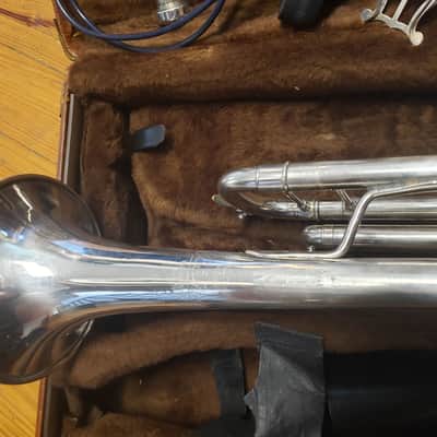 Cheap Bach Stradivarius 180S37 Silver Trumpet--Chem Cleaned, Serviced, Extras! image 5
