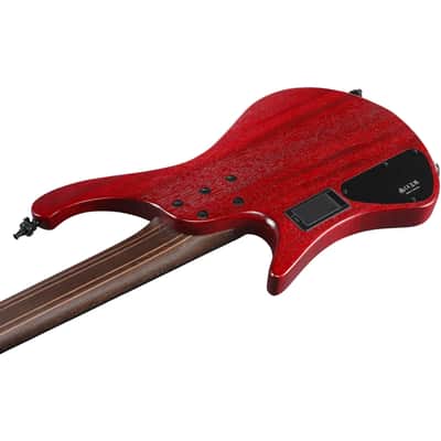 Ibanez EHB1505S WL Headless 5 String Electric Bass. Stained Wine Red Low Gloss with Bag image 7
