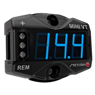 Stetsom MiniVT Digital Voltmeter Mini Automotive Battery VT Blue LED (12 Volts) image 2