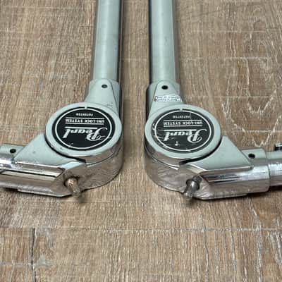 Pearl Drum TH-98 Uni-lock Tom Arms - Set of 2 - 1990s - Chrome image 5