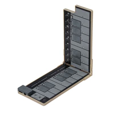 Mint Korg nanoKEY Fold Foldable Smartphone-Size USB-C MIDI Keyboard, Sand Beige image 3