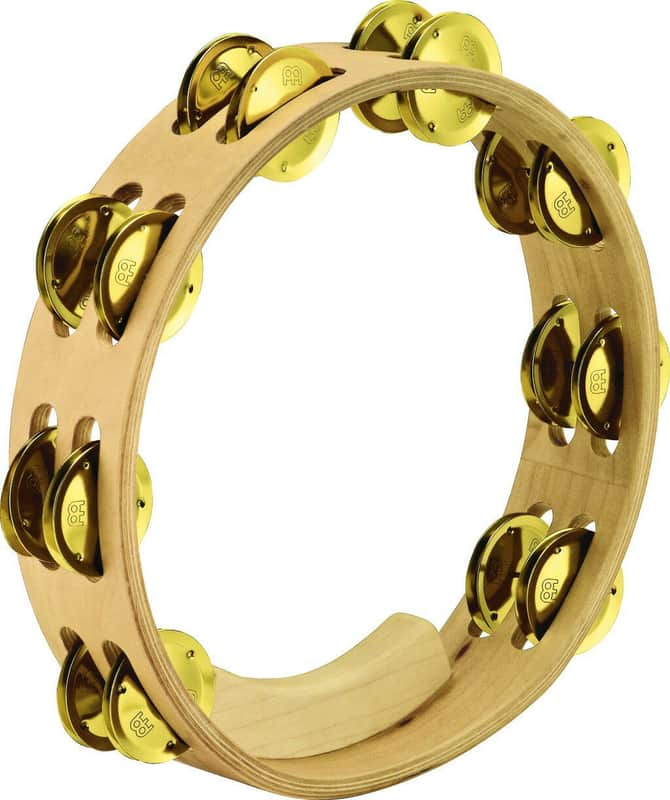 Meinl Artisan Edition Tambourine Maple Frame w/ Solid Brass Jingles AE-MTA2B image 1