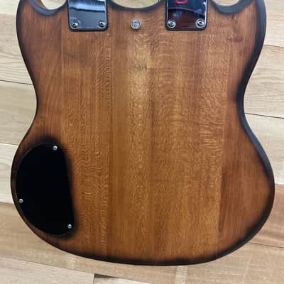 Custom Double Neck SG Style Natural image 6