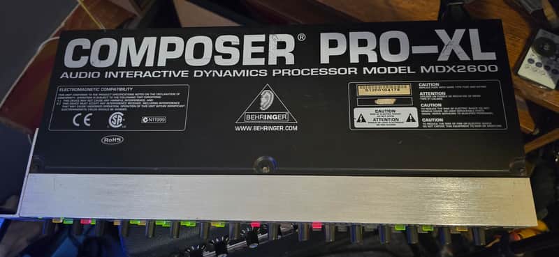 Behringer MDX2600 Composer Pro XL 2020 - Aluminum image 1