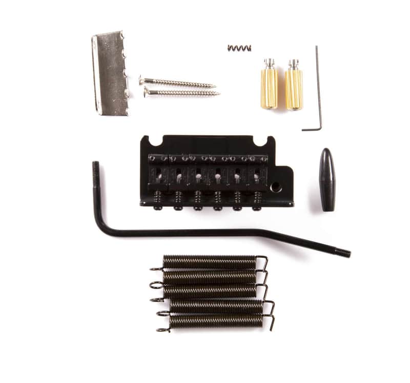 Genuine Kluson K2PTB Stratocaster 2 Point Fender mount tremolo Black image 1
