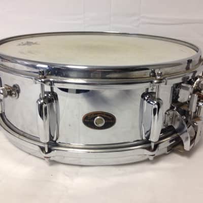 Slingerland No. 134 Radio King 5x14" 8-Lug Chrome Over Brass Snare Drum 1963 - 1967