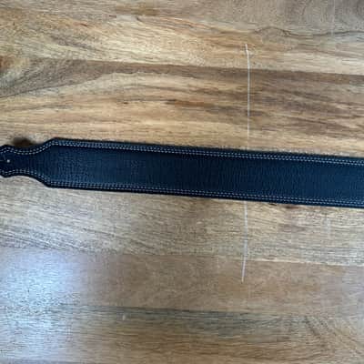 Franklin 2.5” Reversible Glove Leather Guitar Strap 2020’s - Black / Brown image 3