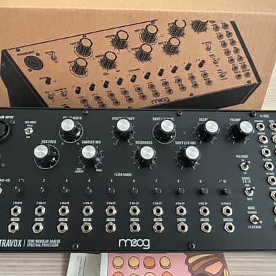 Moog Spectravox Semi-Modular Analog Spectral Processor 2024 - Present - Black with Wood Sides image 1
