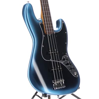 Fender Certified Pre-Owned American Professional II Jazz Bass Fretless, Rosewood Fingerboard, Dark Night (R11) (43146) image 3