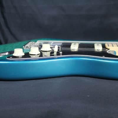 Fender  American Showcase QMT Stratocaster FSR 2020 Aqua Marine Metallic w/ HSC image 10