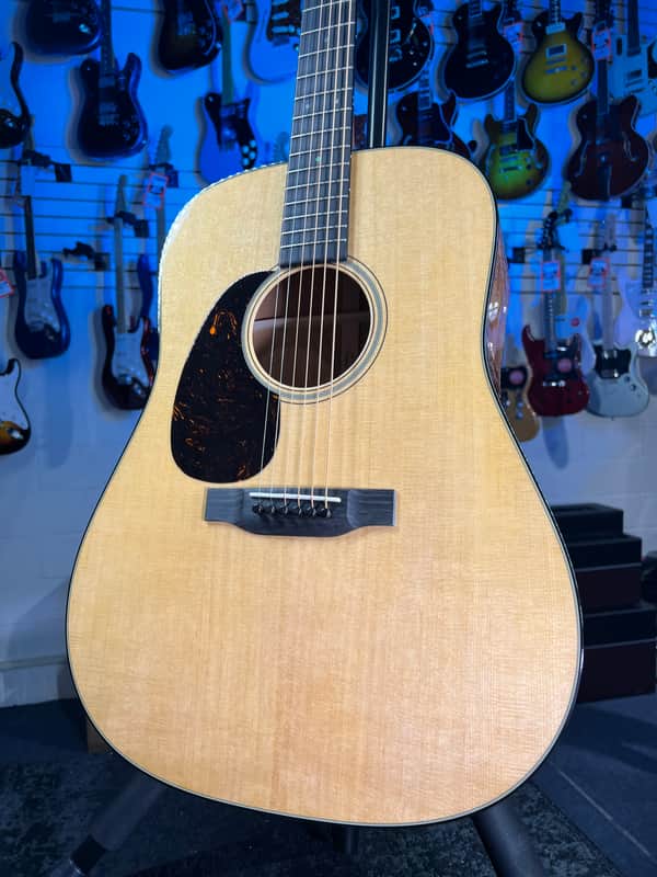 Martin D-18 Left-Handed Acoustic Guitar - Natural GET PLEK'D! 753 image 1