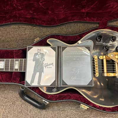Gibson Custom Shop VOS Jimmy Page Signature Les Paul Custom 2008 - Black image 9