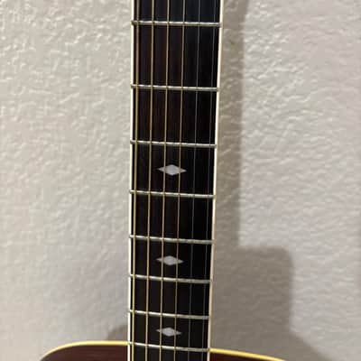 Yamaha FG-365SII 1983 - gloss natural finish on a solid spruce top and a three-piece rosewood back and sides image 9
