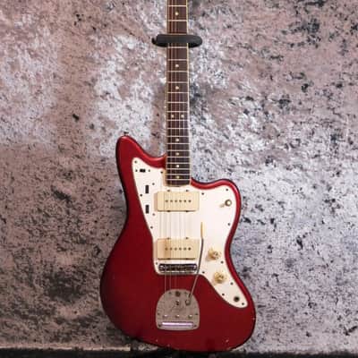 Fender Jazz Master 1965 - Candy Apple Red Matching Head image 2
