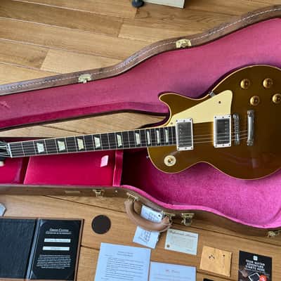 Gibson Custom Shop '57 Les Paul Goldtop Reissue 2019 - Present - Double Gold Dark Back VOS image 4