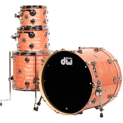 Drum Workshop Collectors Series 4-Piece Shell Kit - Pink Coral image 2