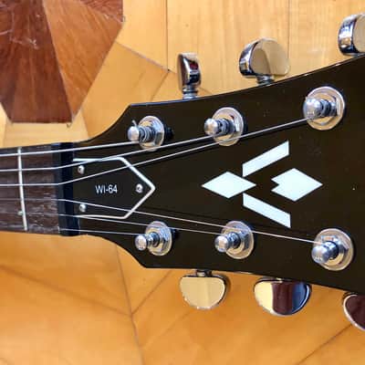 RARE CUSTOM MADE #1 of 12 Made Washburn WI-64 Burger King Solid Electric Guitar w/ Kases Gig Bag  CASE image 9