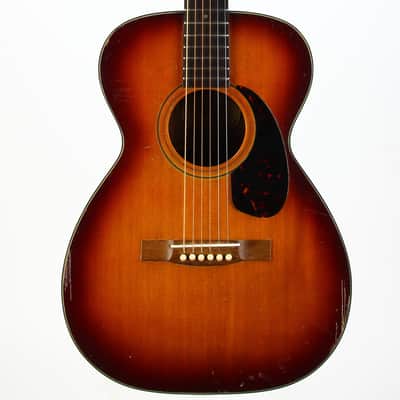 1966 Guild F-20 Small Body Sunburst | Hoboken Factory Vintage Guitar Acoustic Guitar image 2