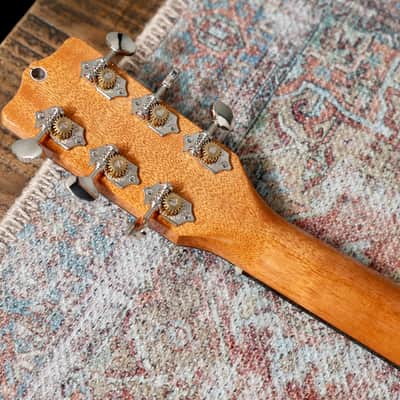 Grez Mendocino Black / Natural w/ Dynasonic Pickups & TK Smith vibrato image 9