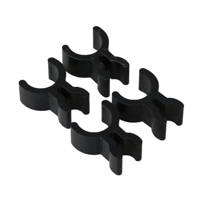 Black 2.3X1.8Cm Abs French Horn Pencil Clip Trumpet Pen Clip Holder Musical Instruments Pack Of 5 image 2