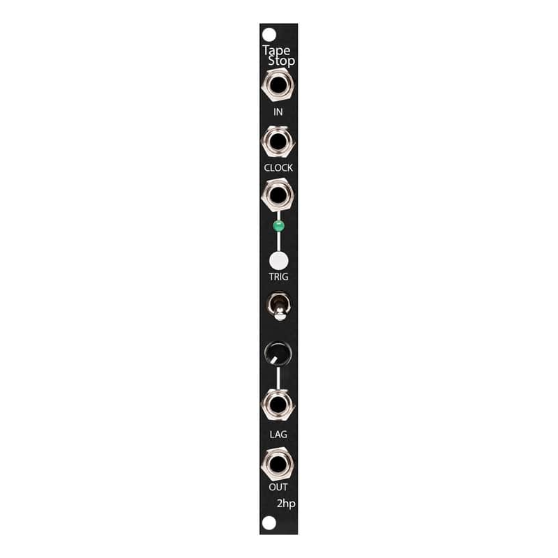 2hp Tape Stop Eurorack Audio FX Module (Black) image 1