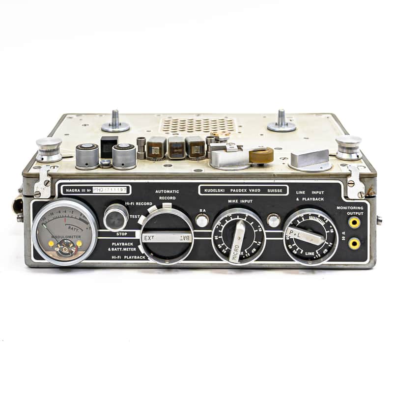 Late 50’s Kudelski Nagra III Reel-to-Reel Tape Field Recorder - Broadcast-Grade Swiss Design image 1