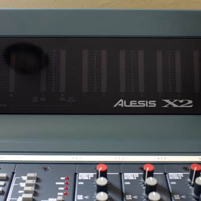Alesis X2 24ch (24x8x2) analog console in Great condition! Includes wheeled case! image 1