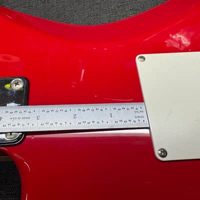Squier Standard Stratocaster with System I Tremolo and Rosewood Fretboard 1987 - 1988 Torino Red image 17