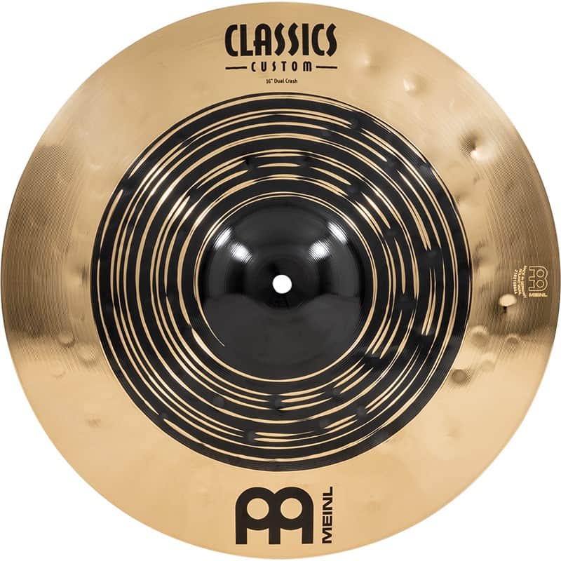 Meinl 16" Classics Custom Dual Crash Cymbal image 1
