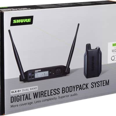Shure GLXD14+ Guitar / Bass Digital Wireless Bodypack System -WA302 Guitar Cable image 6
