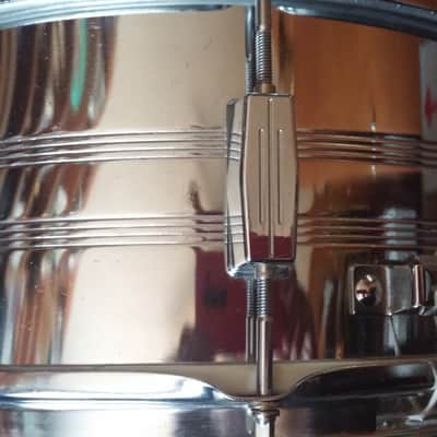 VINTAGE Tama Royalstar DEEP Chrome 6.5  X 14 Snare Drum 8 LUGS MADE IN JAPAN Very Clean !!!! 80s Chrome image 9