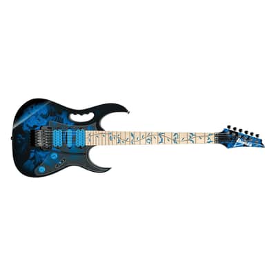 Ibanez JEM77PBFP Steve Vai Signature Jem w/Bag - Blue Floral Pattern image 3