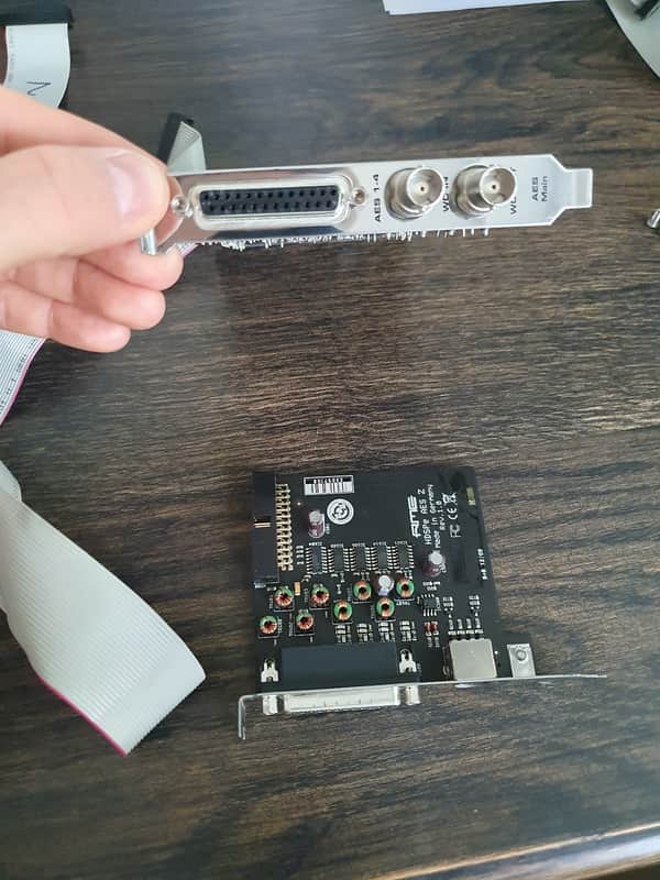 RME HDSPe AES PCIe Digital Audio Interface Card image 1
