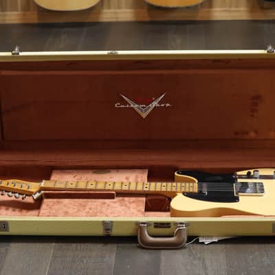 2025 Fender Custom Shop '50 Double Esquire Telecaster Electric Guitar Blonde Relic + COA OHSC image 23