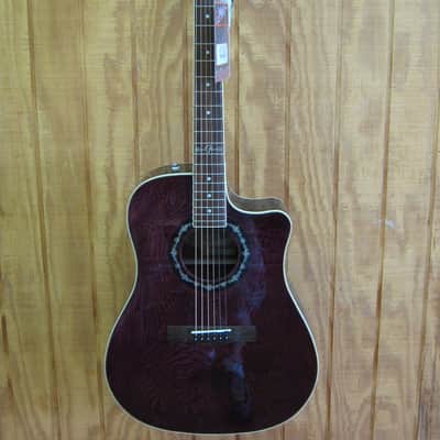 Fender T-Bucket 300CE Violet Ash TV Cutaway Acoustic-Electric