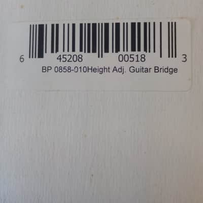 Allparts ABM 2102 BP-0858-010 Height Adjustment Bridge & Saddle For Acoustic Guitar CHROME *** FREE SHIPPING *** image 2