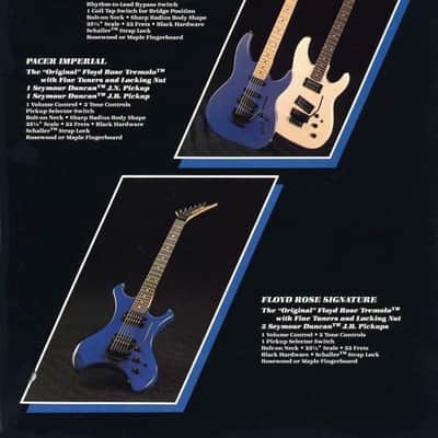 Kramer American Pacer Imperial Pacer Imperial 1987 Flip flop blue image 11