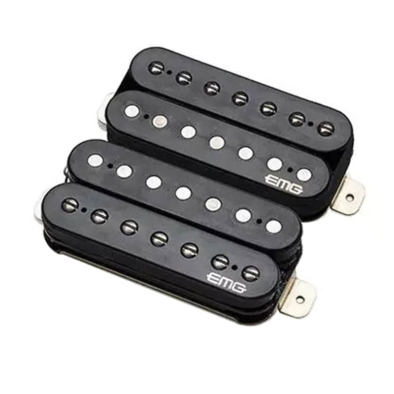 EMG Retro Active Super 77-7 7-String Active Pickup Set - Black - Open Box image 1
