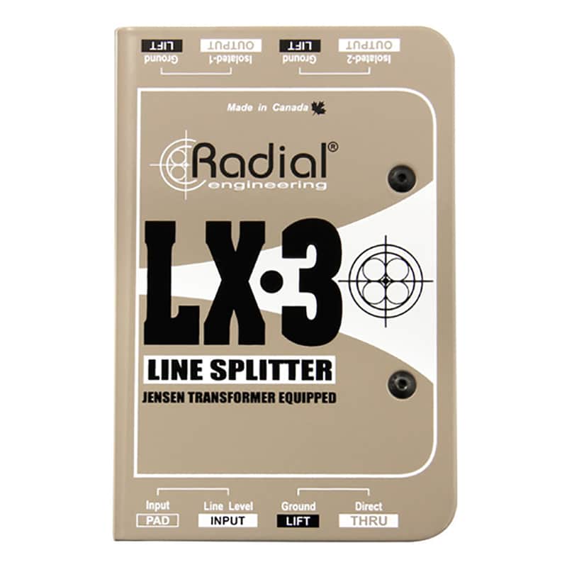 Radial LX-3 Passive Line-Level Splitter image 1