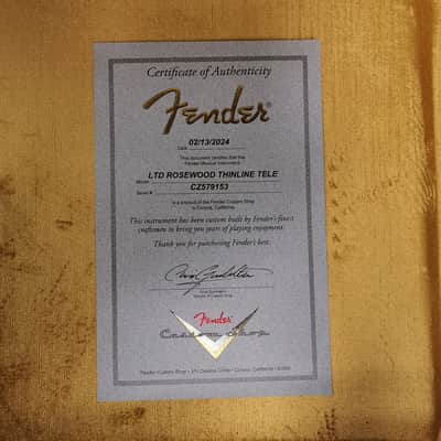 Fender Custom Shop S21 Rosewood Thinline Telecaster Closet Classic - Rosewood AAA Fingerboard, Natural image 16