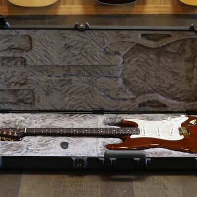 Unplayed! 2026 Fender Mod Shop Stratocaster w/ Rosewood Neck Electric Guitar Walnut w/ Gold + COA OHSC image 22
