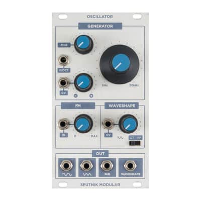 Sputnik Modular Oscillator 【最終値下】 Sputnik Modular Dual Oscillator— Clockface Modular