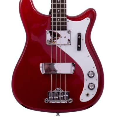 Eastwood Newport Solid Mahogany Body One Piece Set Mahogany Neck 4-String Electric Bass Guitar image 6