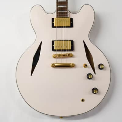 Epiphone Emily Wolfe "White Wolfe" Sheraton Semi-Hollow Electric Guitar - Aged Bone White image 1