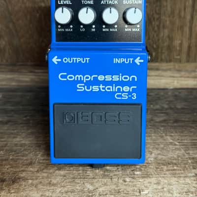 Boss CS-3 Compression Sustainer w/ Box  (Silver Label) 1997 - Present - Blue image 2