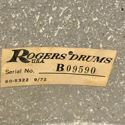 Roger’s 9"x13" Rack Tom - New England White - VG Condition - Fullerton Era image 14