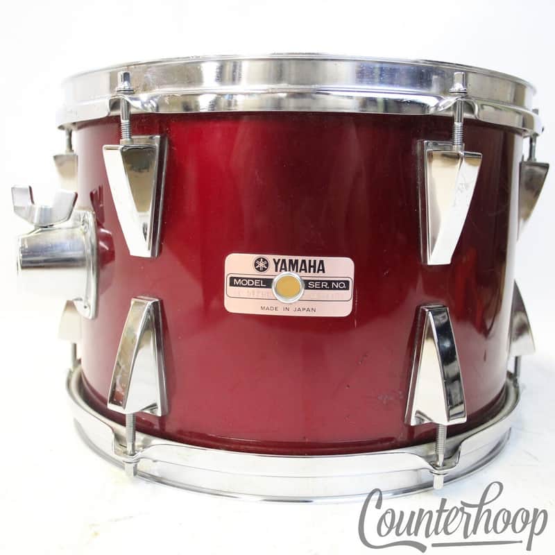 *Yamaha 12x8"5000 Series Red Garnet Stage Custom Tom Drum Vintage 80s Made Japan image 1