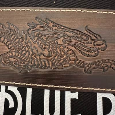 Blue Bell Straps ZOZO 73 ARTISAN FADED BROWN “ ONE OF A KIND “ Custom Shop for Al’s Music Factory image 14