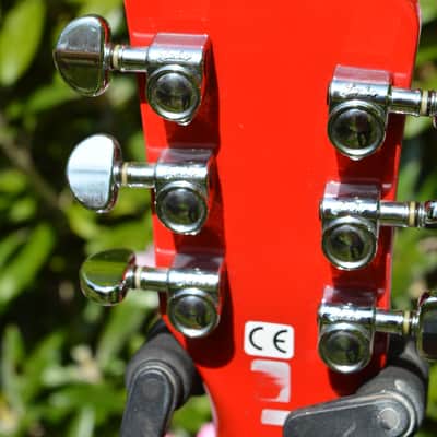 Airline '59 Coronado Deluxe DLX in Gloss Red w/New Chrome Dunlop Straploks, & New Supro Hardshell Case ~ As New ! image 6