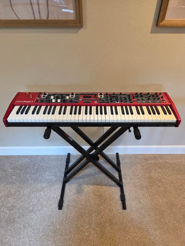 Nord Stage 3 SW73 Compact 73-Key Semi-Weighted Digital Piano 2017 - Present - Red image 1